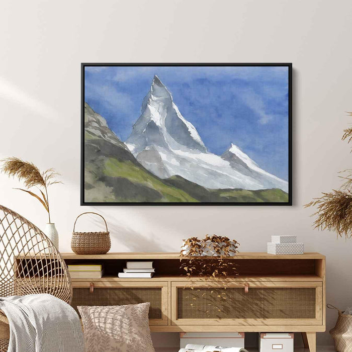Watercolor Matterhorn #131 - Kanvah