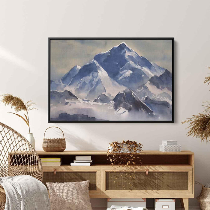 Watercolor Mount Everest #101 - Kanvah