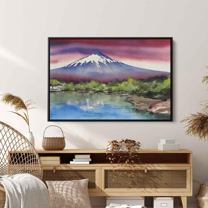 Watercolor Mount Fuji #101 - Kanvah