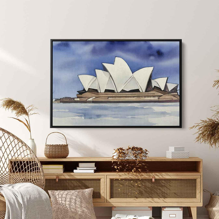 Watercolor Sydney Opera House #130 - Kanvah