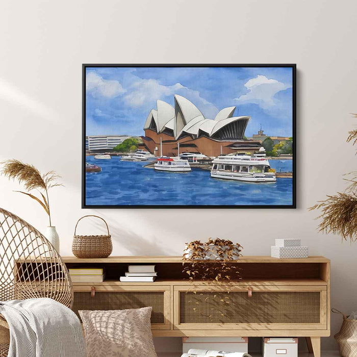 Watercolor Sydney Opera House #131 - Kanvah