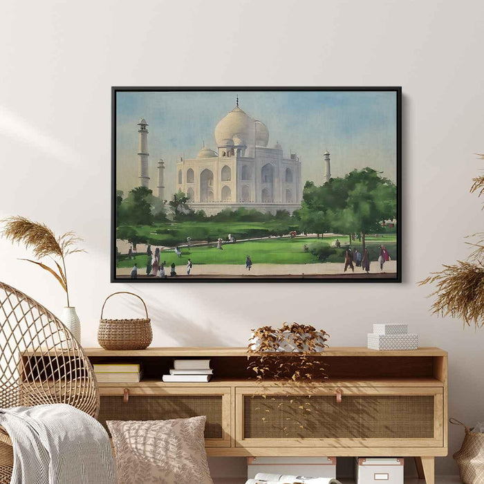 Watercolor Taj Mahal #121 - Kanvah