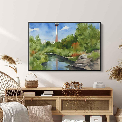 Watercolor CN Tower #121 - Kanvah