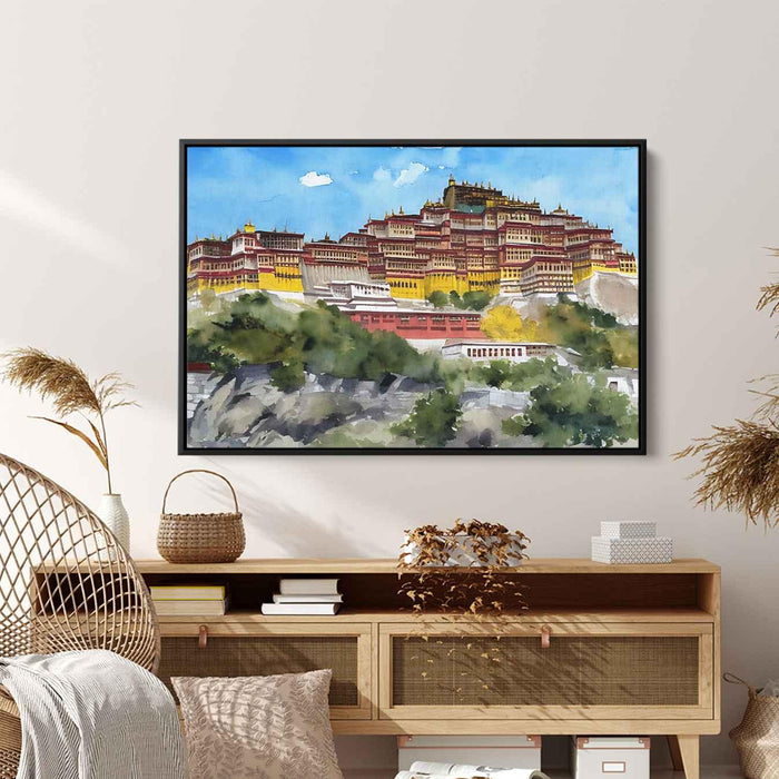 Watercolor Potala Palace #101 - Kanvah