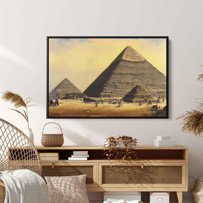 Watercolor Pyramids of Giza #121 - Kanvah