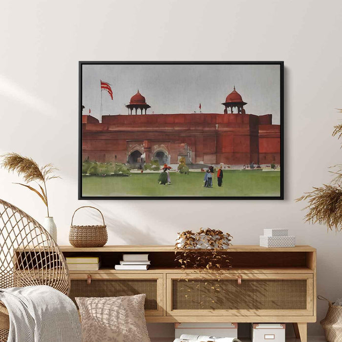 Watercolor Red Fort #102 - Kanvah