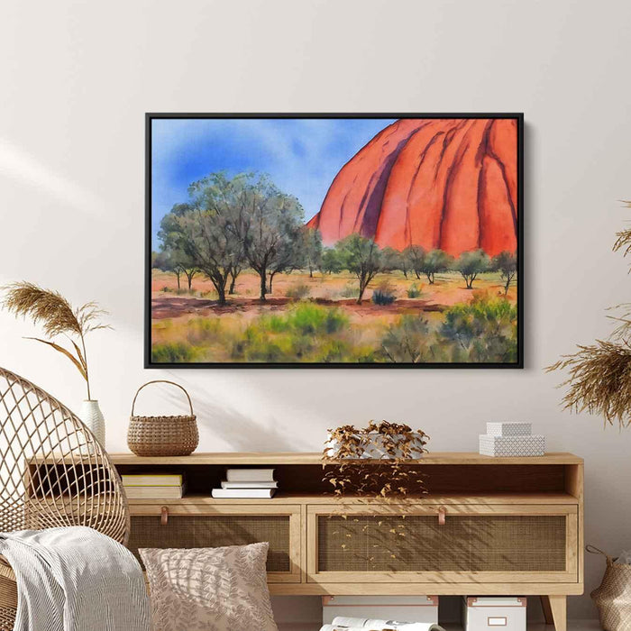 Watercolor Uluru #101 - Kanvah