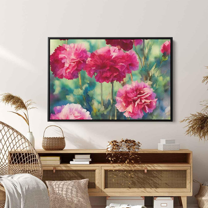Watercolour Painting Carnations #130 - Kanvah