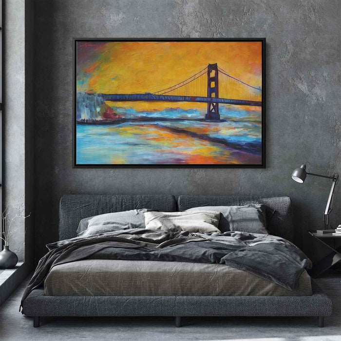 Abstract Golden Gate Bridge #102 - Kanvah