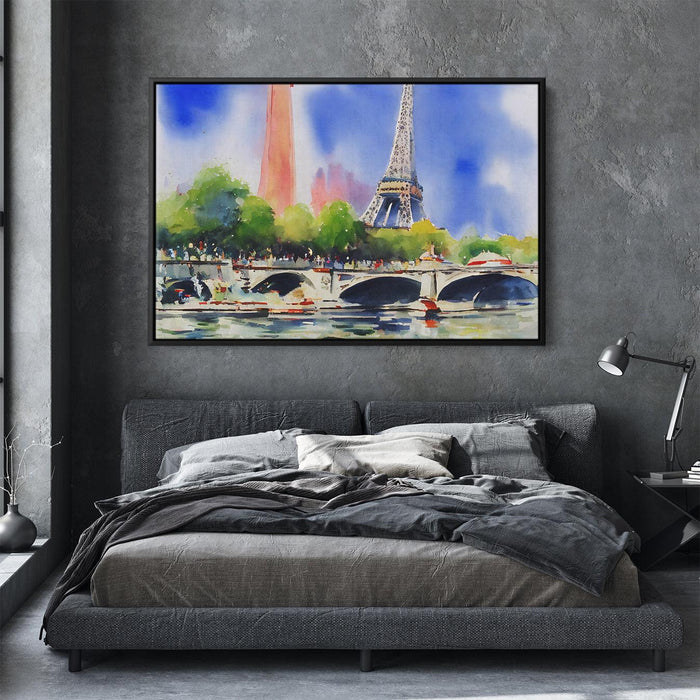 Watercolor Eiffel Tower #122 - Kanvah