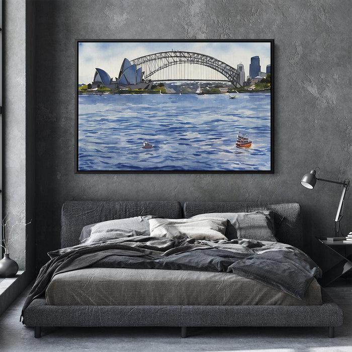 Watercolor Sydney Opera House #122 - Kanvah