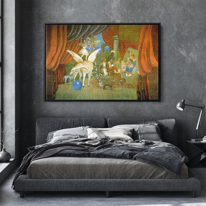 Curtain for the ballet Parade"" by Pablo Picasso - Canvas Artwork