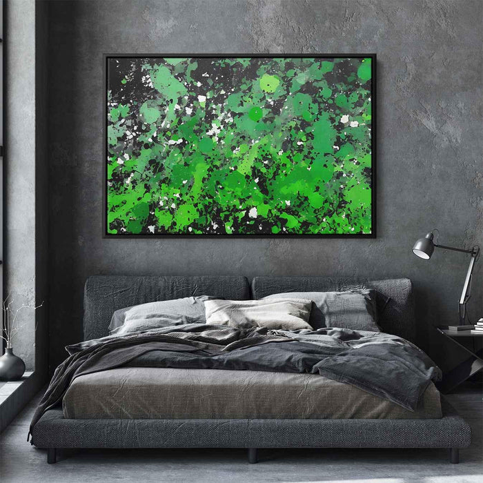 Green Abstract Splatter #102 - Kanvah