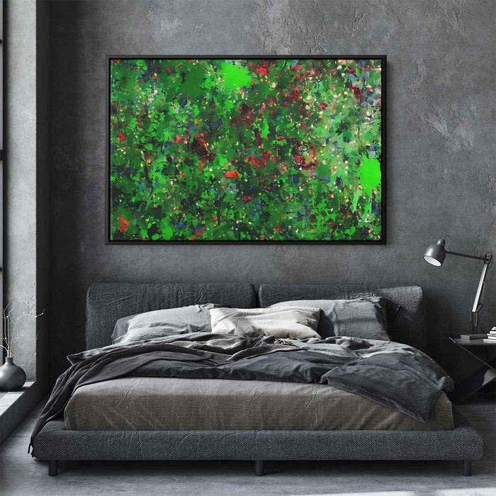 Green Abstract Splatter #131 - Kanvah