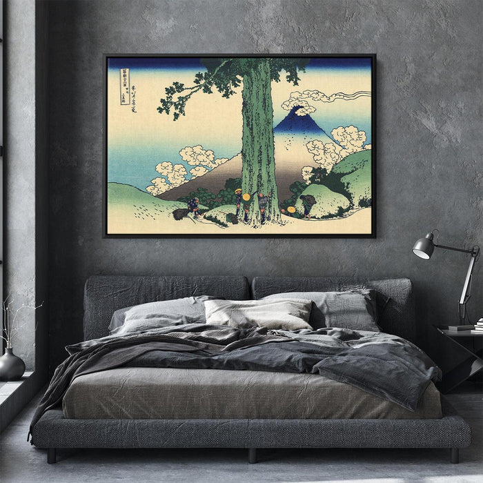 Mishima pass in Kai province by Katsushika Hokusai - Canvas Artwork