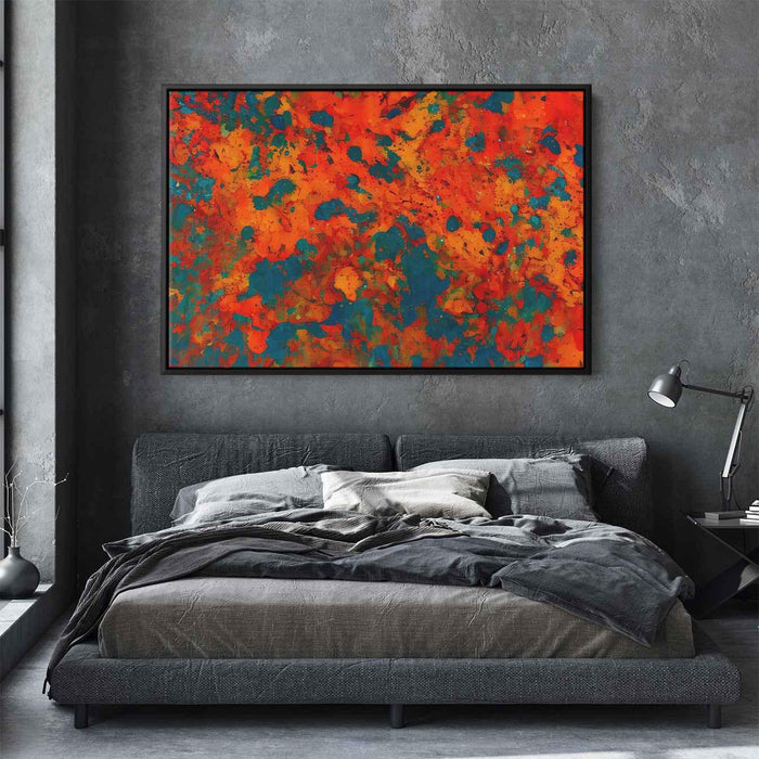 Orange Abstract Splatter #101 - Kanvah