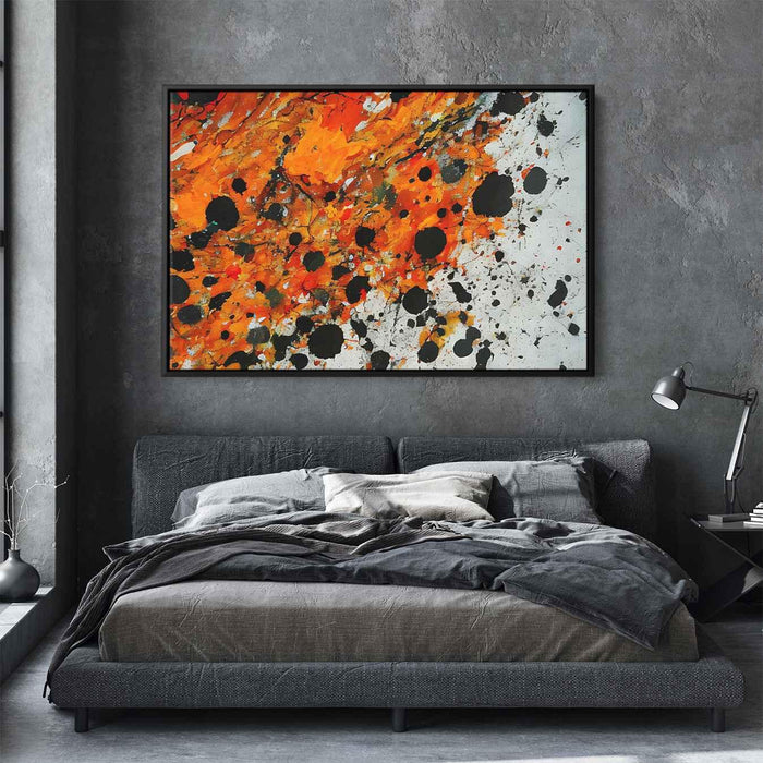 Orange Abstract Splatter #131 - Kanvah