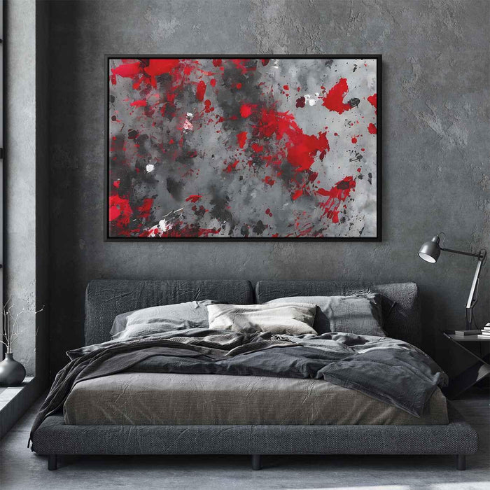 Red Abstract Splatter #102 - Kanvah