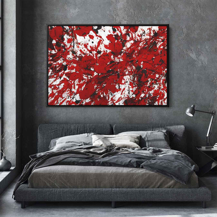 Red Abstract Splatter #130 - Kanvah