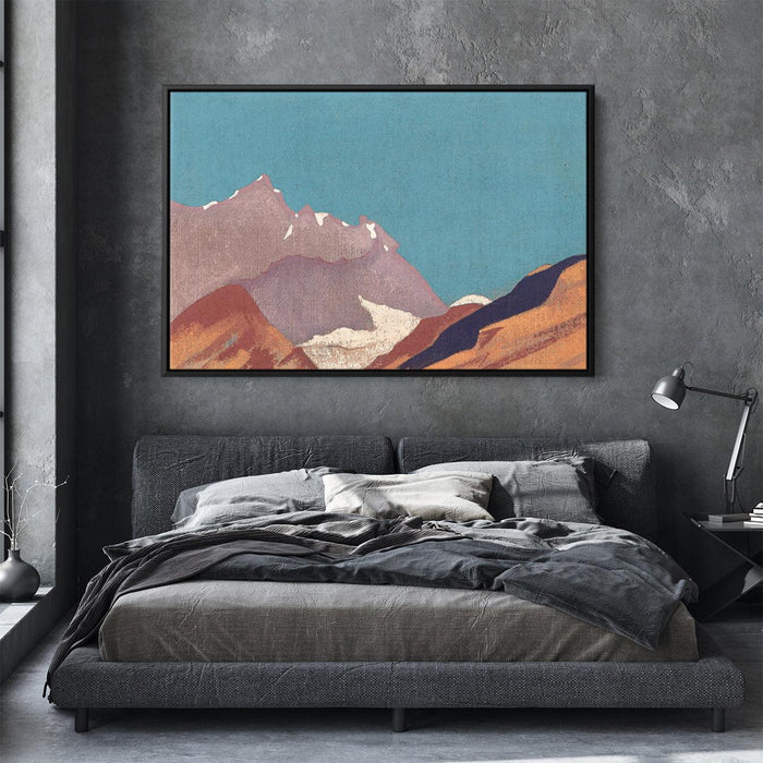 Study of mountains by Nicholas Roerich - Canvas Artwork