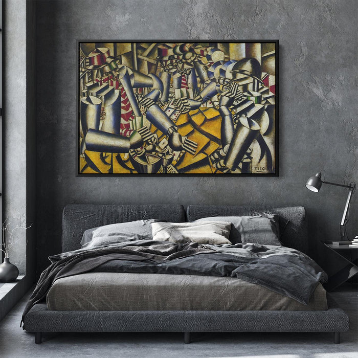 The part of Chart by Fernand Leger - Canvas Artwork