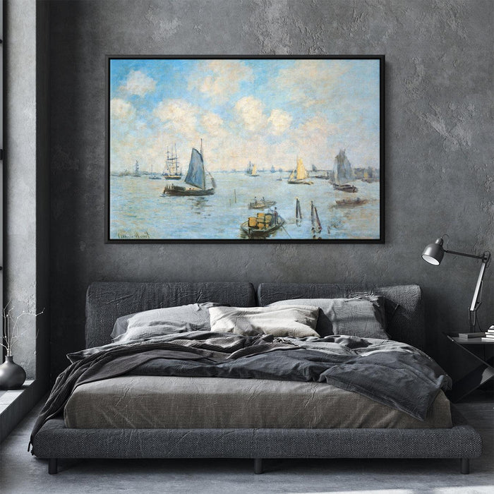 The Sea at Amsterdam by Claude Monet - Canvas Artwork