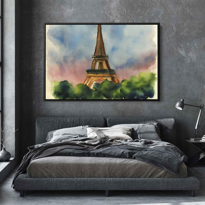 Watercolor Eiffel Tower #102 - Kanvah