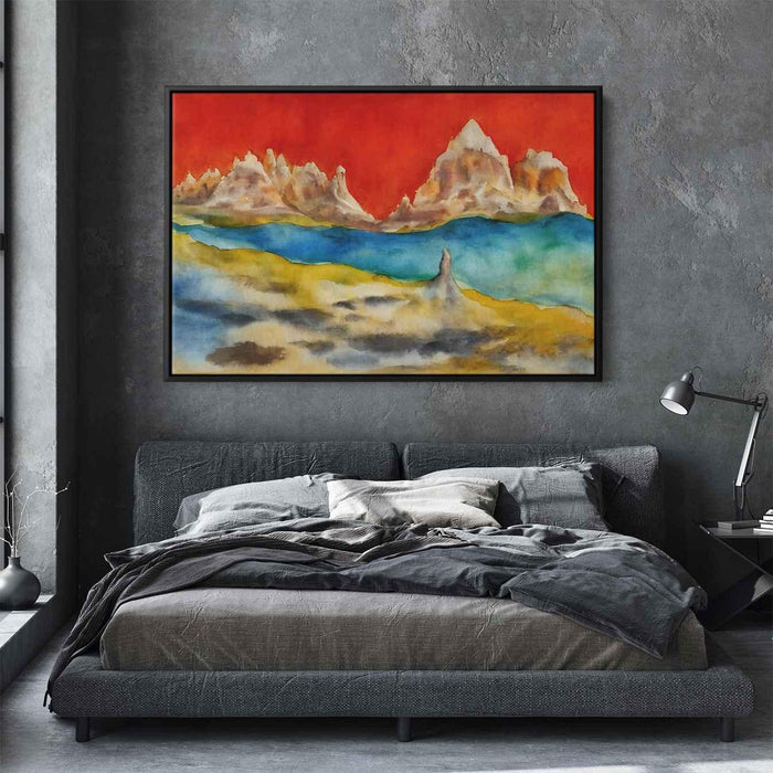 Watercolor Hoodoo formations #121 - Kanvah