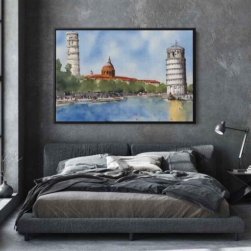 Watercolor Leaning Tower of Pisa #121 - Kanvah