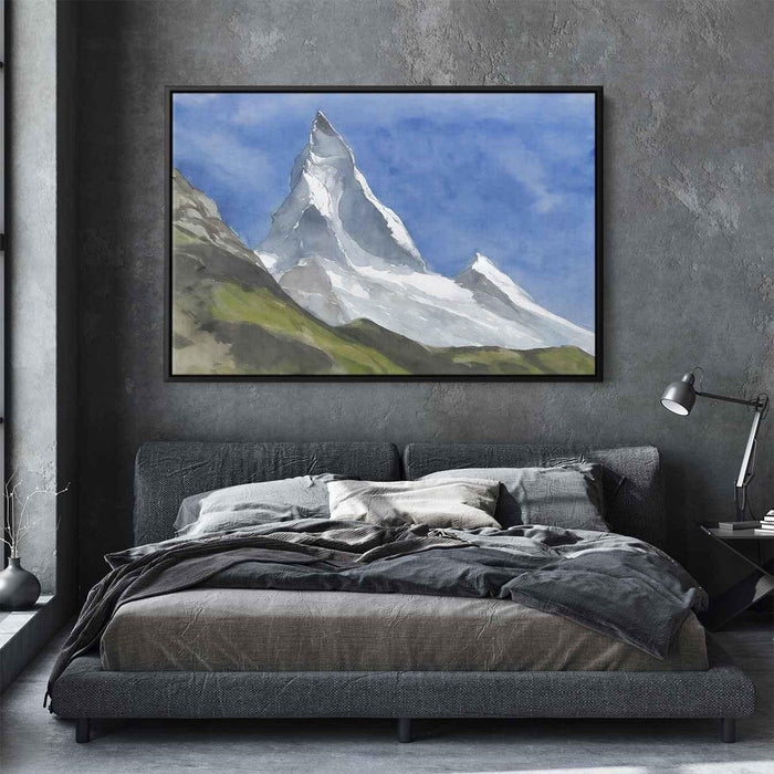 Watercolor Matterhorn #131 - Kanvah