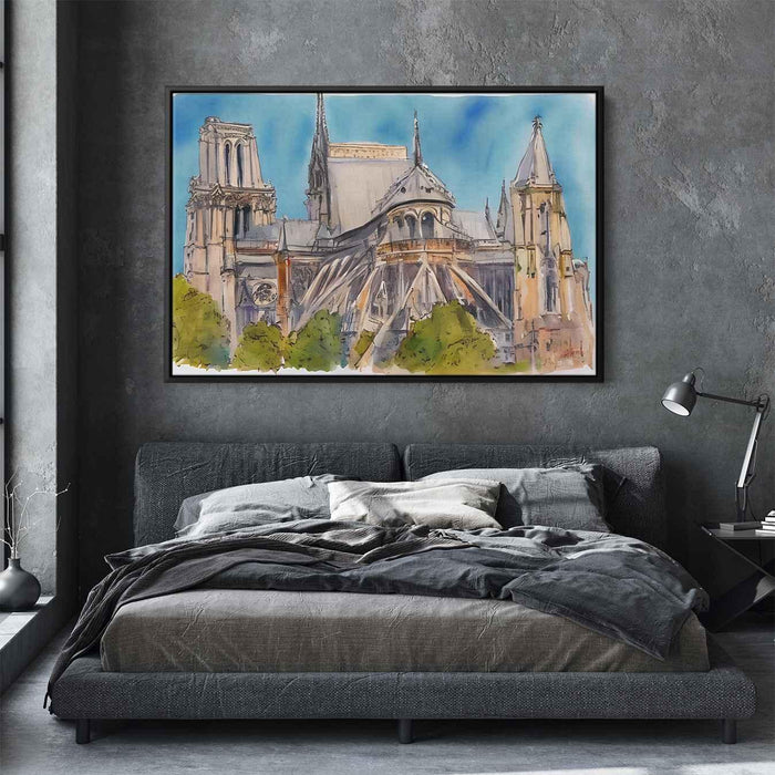 Watercolor Notre Dame Cathedral #121 - Kanvah