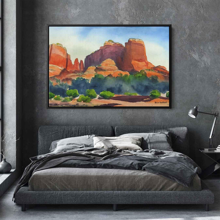 Watercolor Sedona Red Rocks #101 - Kanvah