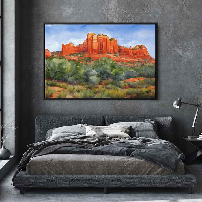 Watercolor Sedona Red Rocks #102 - Kanvah