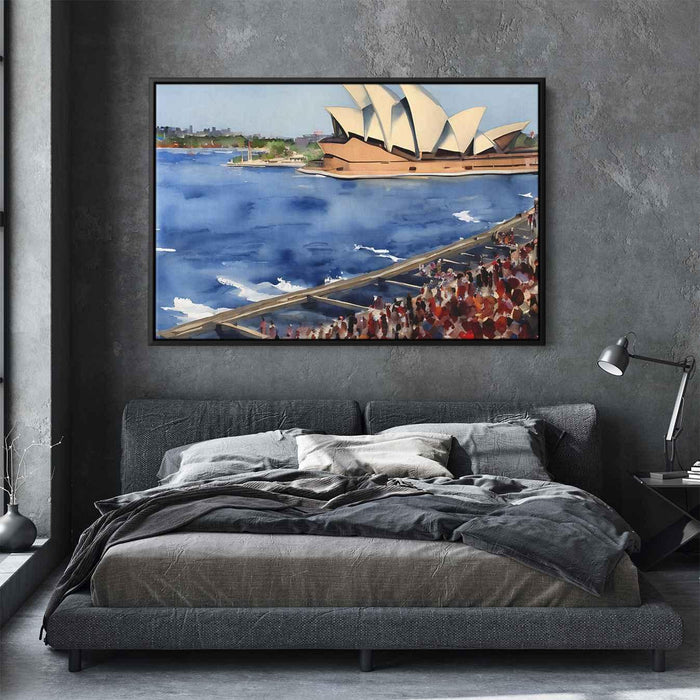 Watercolor Sydney Opera House #101 - Kanvah