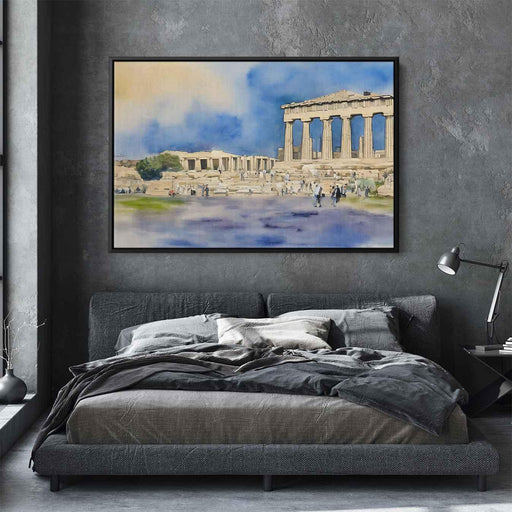 Watercolor Parthenon #101 - Kanvah