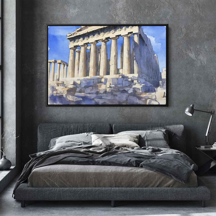 Watercolor Parthenon #132 - Kanvah