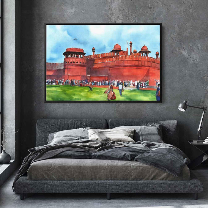 Watercolor Red Fort #101 - Kanvah