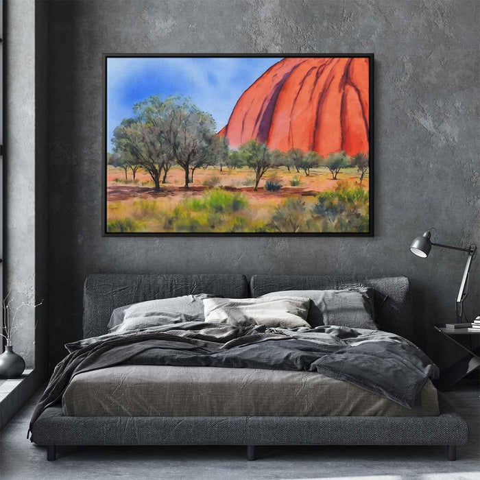 Watercolor Uluru #101 - Kanvah