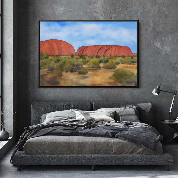 Watercolor Uluru #102 - Kanvah