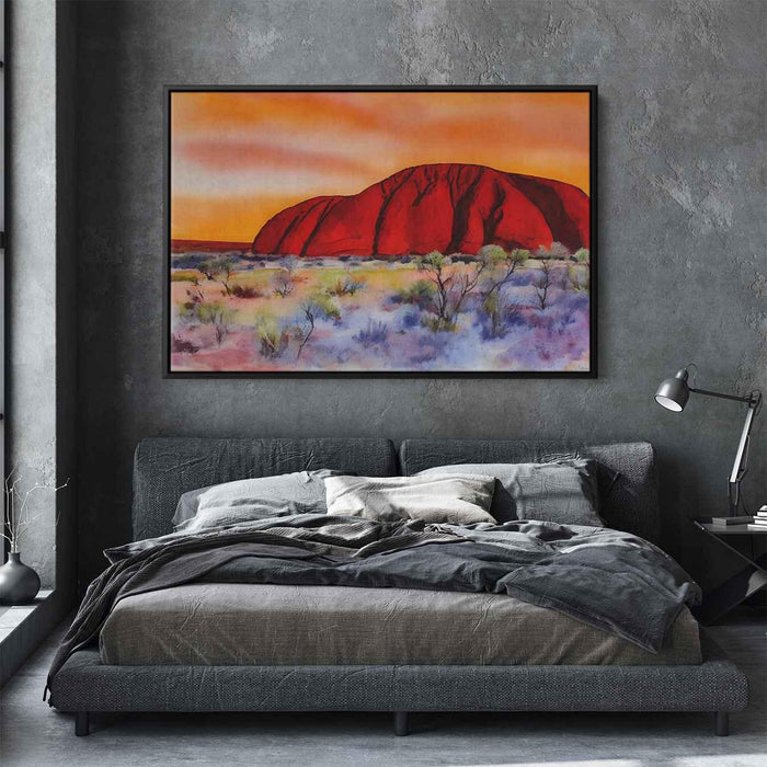 Watercolor Uluru #121 - Kanvah