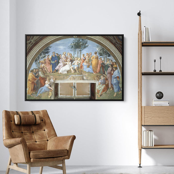 The Parnassus, from the Stanza delle Segnatura by Raphael - Canvas Artwork