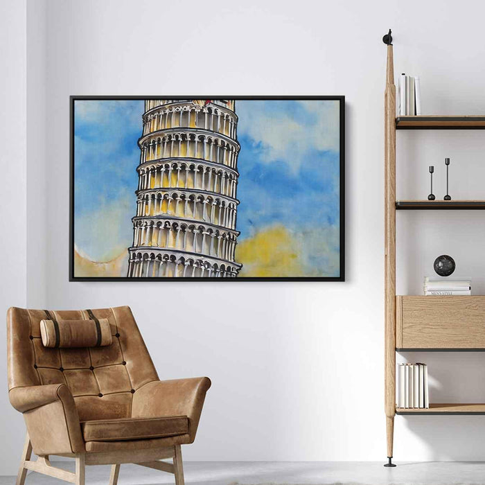 Abstract Leaning Tower of Pisa #101 - Kanvah