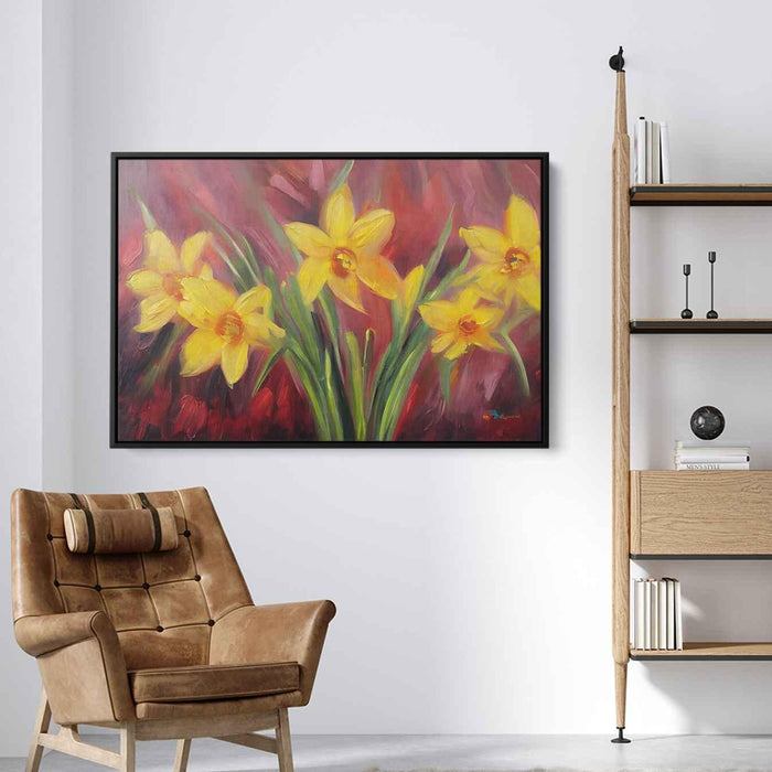 Abstract Daffodils #132 - Kanvah