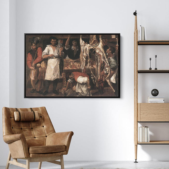 Butcher's Shop by Annibale Carracci - Canvas Artwork