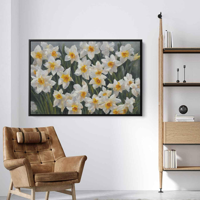 Contemporary Oil Daffodils #102 - Kanvah