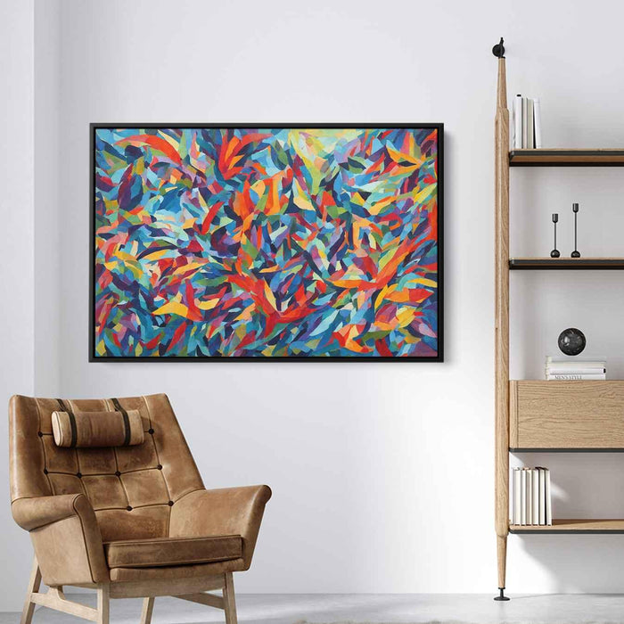 Cubist Oil Birds of Paradise #102 - Kanvah