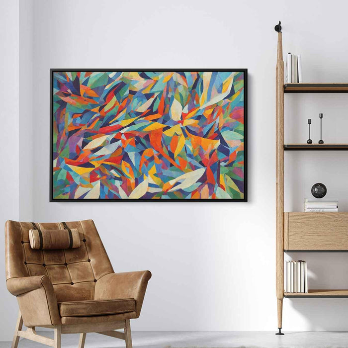 Cubist Oil Birds of Paradise #130 - Kanvah