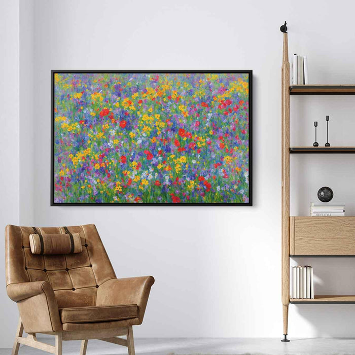 Cubist Oil Wild Flowers #101 - Kanvah