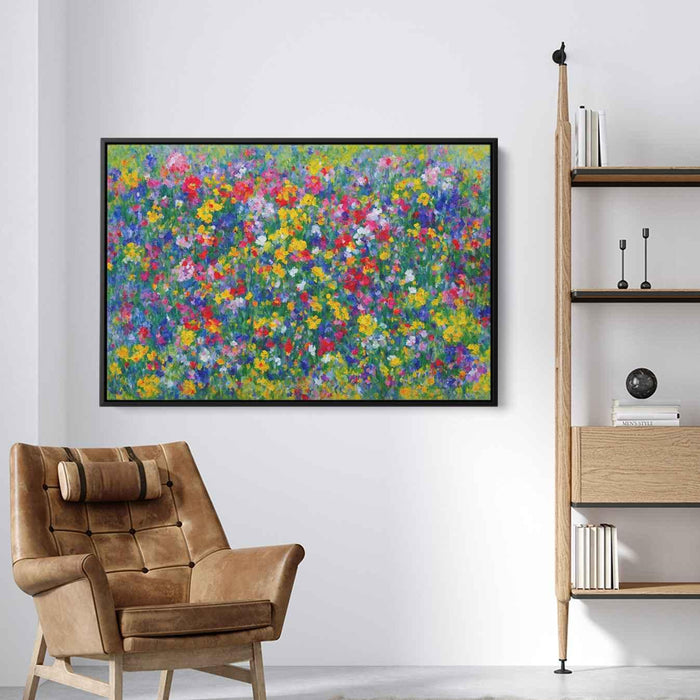 Cubist Oil Wild Flowers #121 - Kanvah