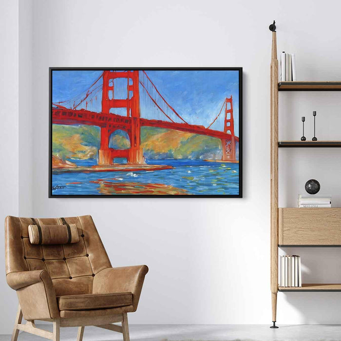 Impressionism Golden Gate Bridge #132 - Kanvah